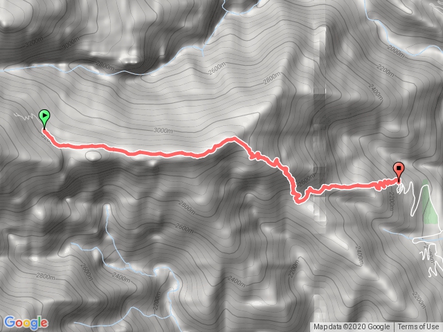 369山莊至雪山登山口