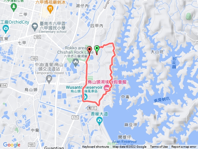 鎮南宮後山步道、烏山頭水庫