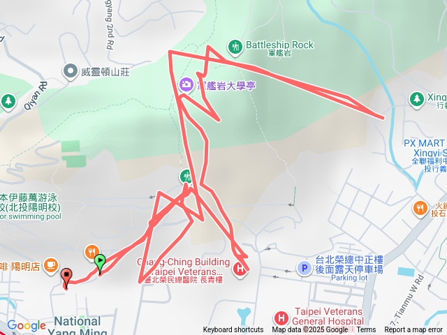 陽明大學門口至軍艦岩