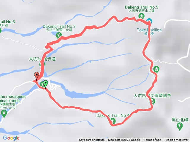 大坑4上3下輕鬆爬3刷