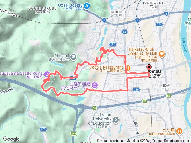 日本100名城-春日山城
