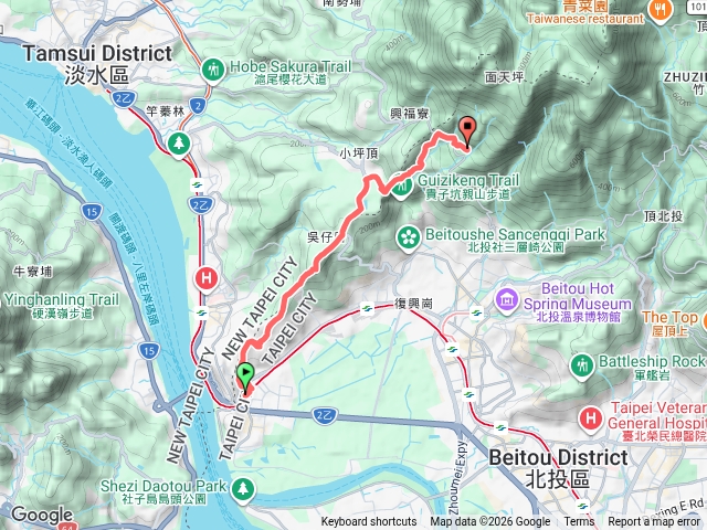 台北大縱走第一段前段