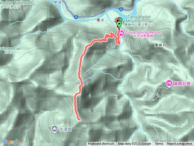 谷關八雄阿冷山