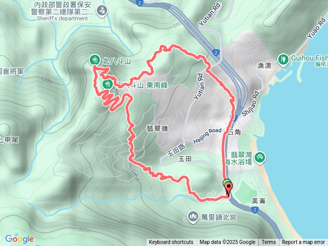 2025.10.25萬里玉田古道新途徑上北八斗山下神主嶺古道0行