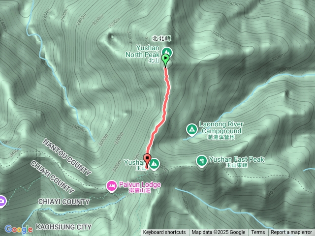 新手北峰到主北叉