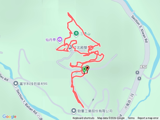 拱北殿後山步道預覽圖