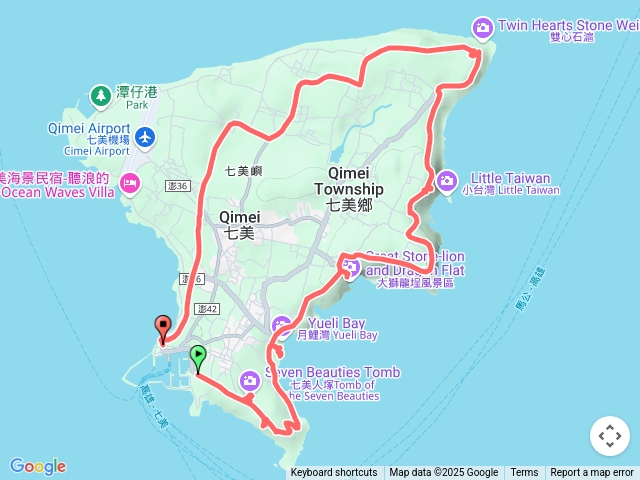 澎湖七美鄉環島