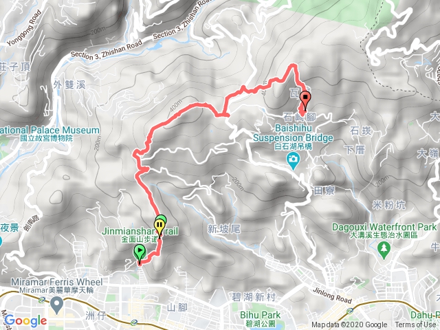 金面-大崙尾-大崙頭-白石湖