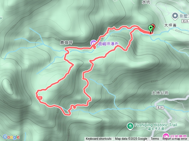 鹿掘坪古道富士坪山頭前溪瀑布健行