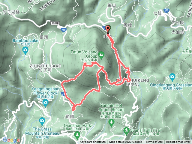 七星主東冷水坑苗圃兩登山口上