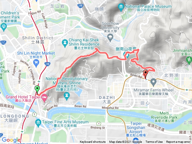劍潭劍南步道