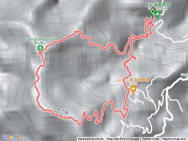 2023 08 07斯卡嵐慕雲霧步道鵝公髻山雲霧步道鵝公髻山赤柯神木步道涼山愛心瀑布靜心瀑布O型