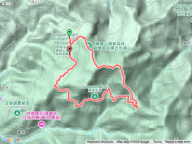 東眼山-東滿步道O型預覽圖