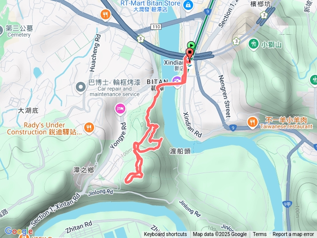 微笑山線二格山系和美山螢火蟲段