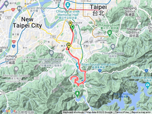 長興宮.桂山發電廠粗坑分廠.小粗坑生態綠廊.直潭國小.王永慶故居.直潭淨水場
