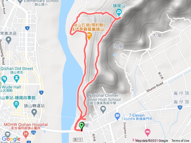 旗尾山（玉山尾稜