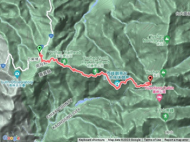 玉山登山口_排雲山莊
