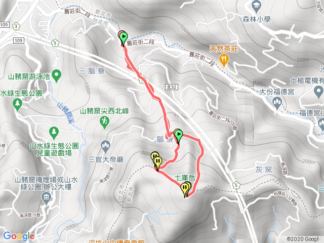 土庫岳 山豬窟尖