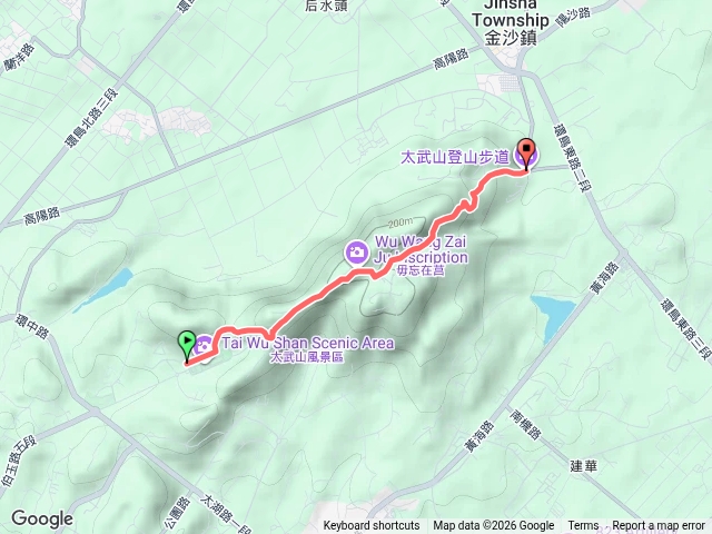 太武山區玉章路登山步道預覽圖