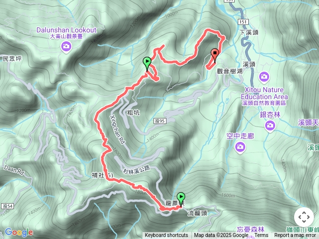 溪頭九連峰