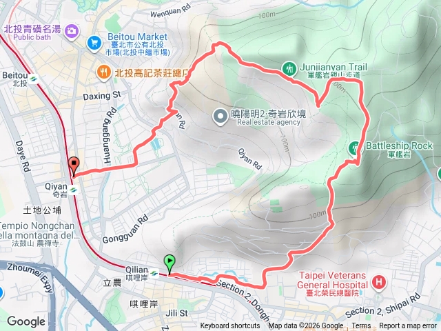 JJ夜爬軍艦岩