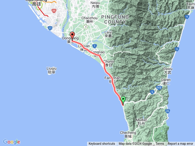 環島第十九天 楓港到東港