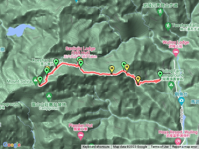111.11.18-20雪山主、東峰（宿：七卡&三六九山莊）