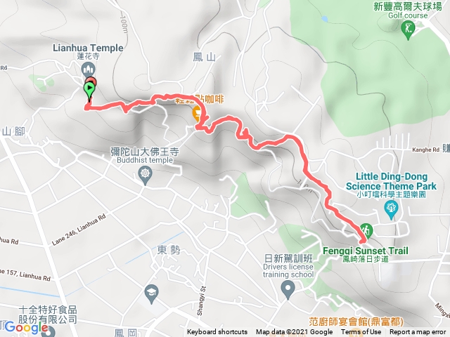 鳳崎落日步道