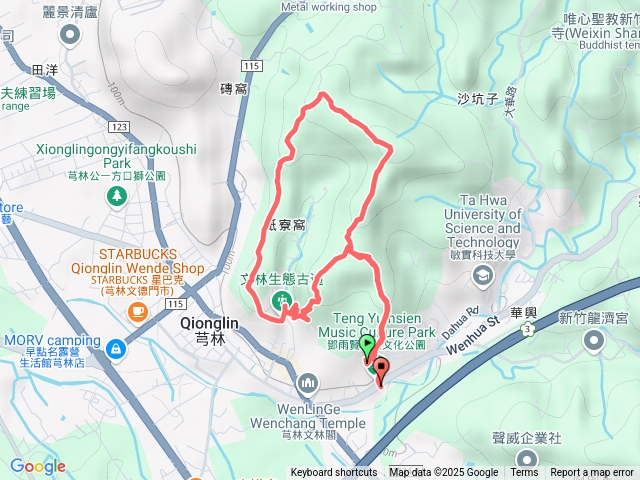 文林古道(鄧雨賢公園起登)20240122