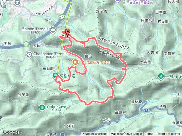 木柵指南宮—猴山岳—貓空 10 連峰O環縱走(含山上豆花吃剉冰消暑）預覽圖