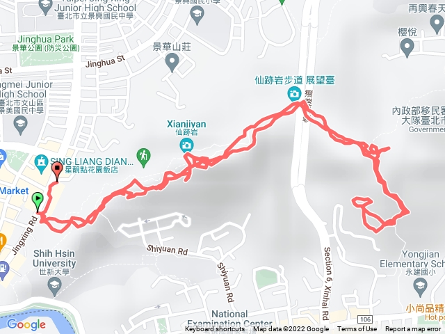 仙跡岩到木柵路