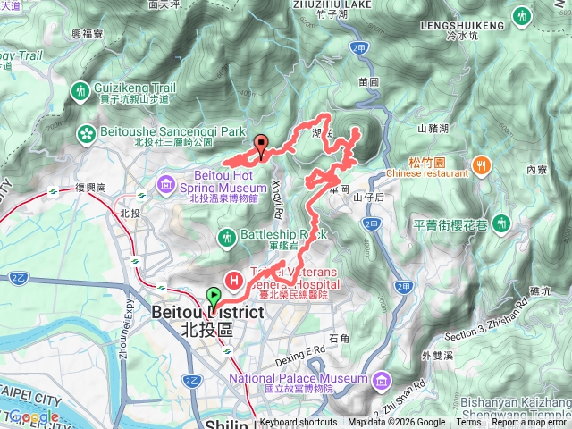 天母古道經紗帽山到埻敘高中預覽圖