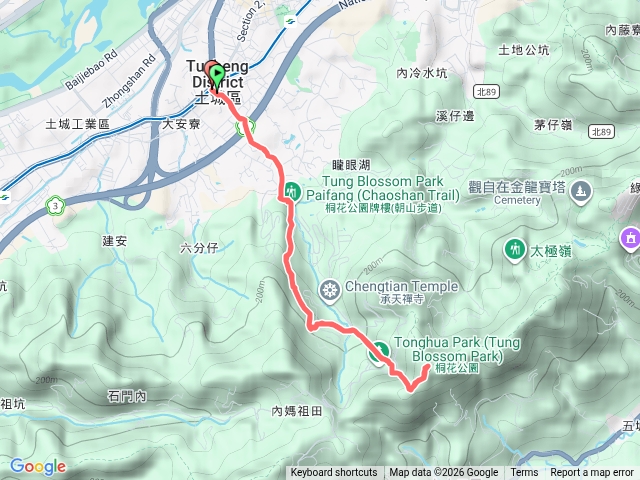 微笑山線：【天上山系】望月亭桐花段(天上山來回)預覽圖