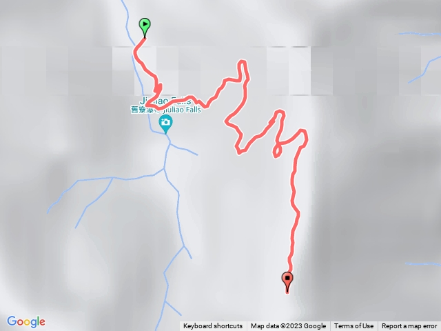 20230408新舊寮山徑步道-舊寮瀑布側