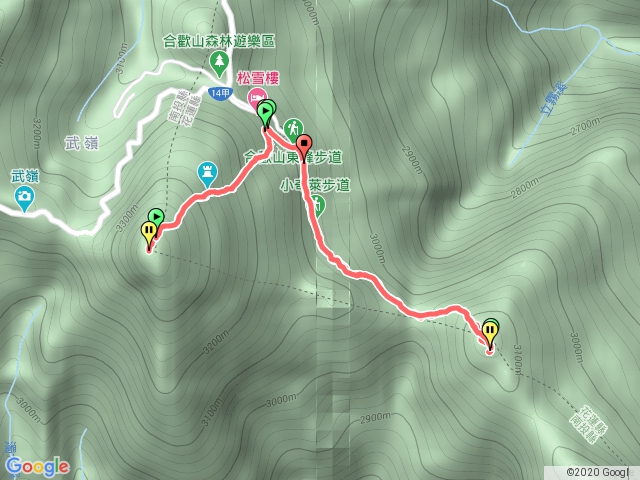 合歡東峰+小奇萊
