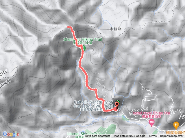 112/10/23教堂到抹茶山1.6K處