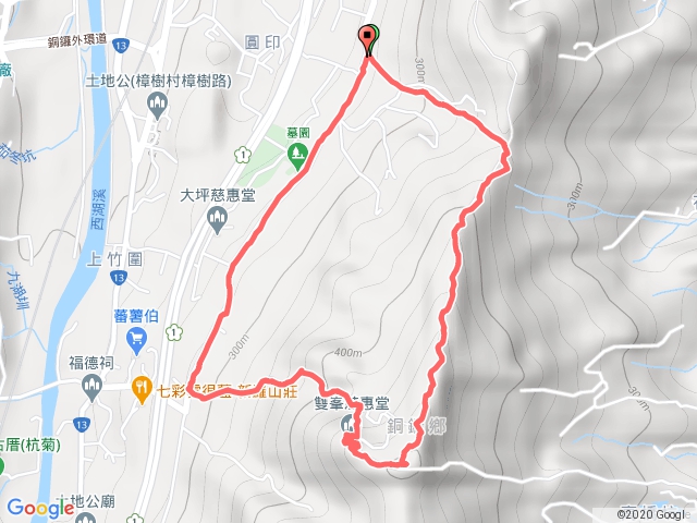 苗栗銅鑼雙峰山主西北峰小O型20190526