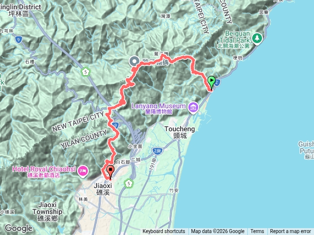 外澳上太和山、鶯子嶺、鶯子頂山，戰備道、跑馬古道下礁溪預覽圖