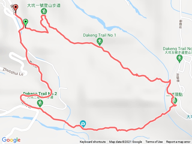 大坑一號上二號下