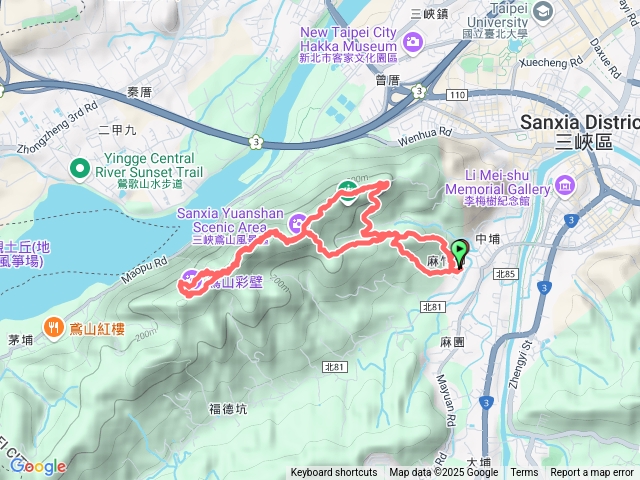鳶尾山、鳶山岩、鳶山彩壁、鳶山、福德坑東峰