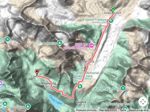 高樂雪 to 宗格拉
