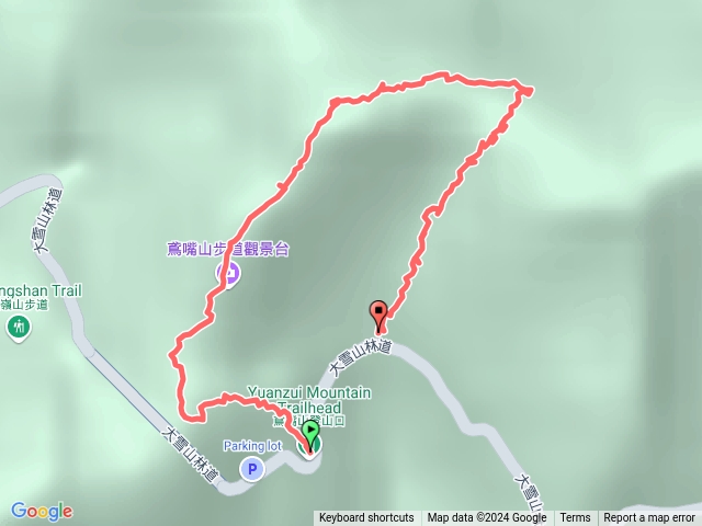 鳶嘴山（大雪山林道27K上27.3K下)預覽圖