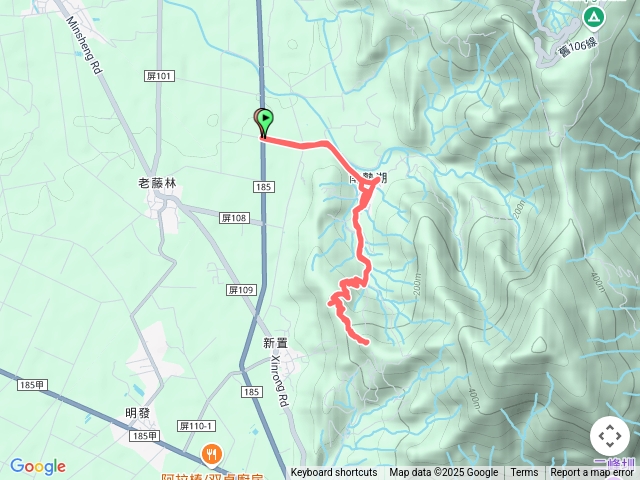 20250315屏東頭崙山-頭崙山西北峰