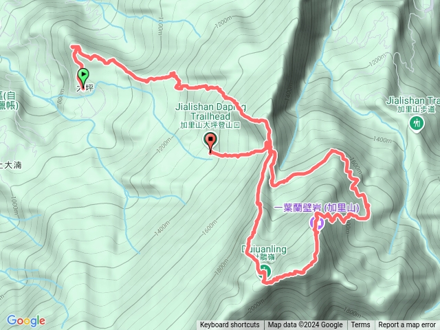 🌟大坪➡️紅毛山➡️加里山➡️杜鵑嶺➡️大坪登山口預覽圖