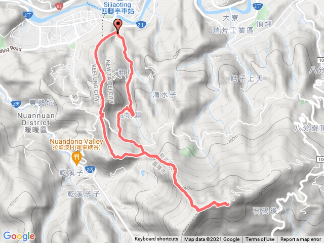 台北天際線龍門山五分山粗坑口步道P型