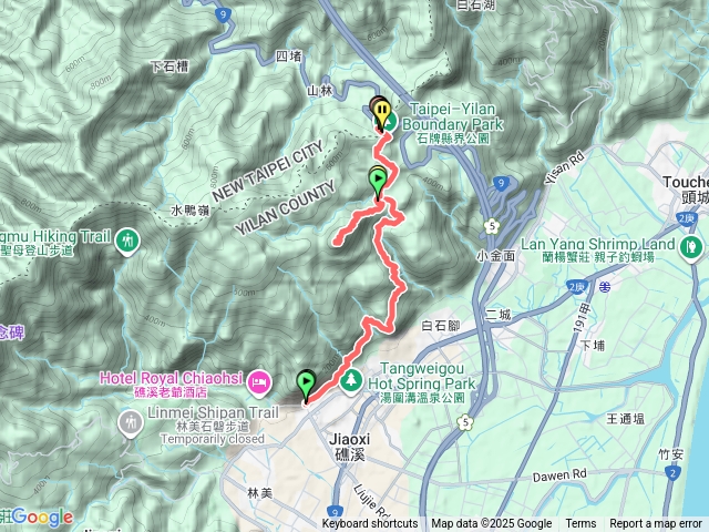 跑馬古道、鵲子山小百岳健走20250928