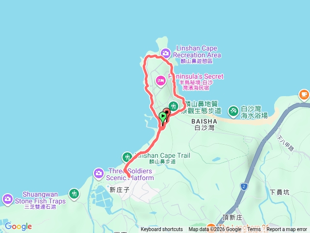 麟山鼻步道環形預覽圖