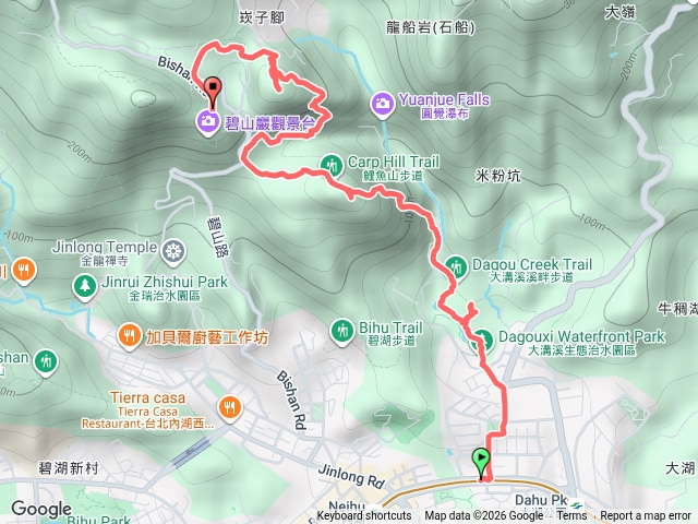 秀湖走大溝溪山、鯉魚山、圓覺尖到碧山巖預覽圖