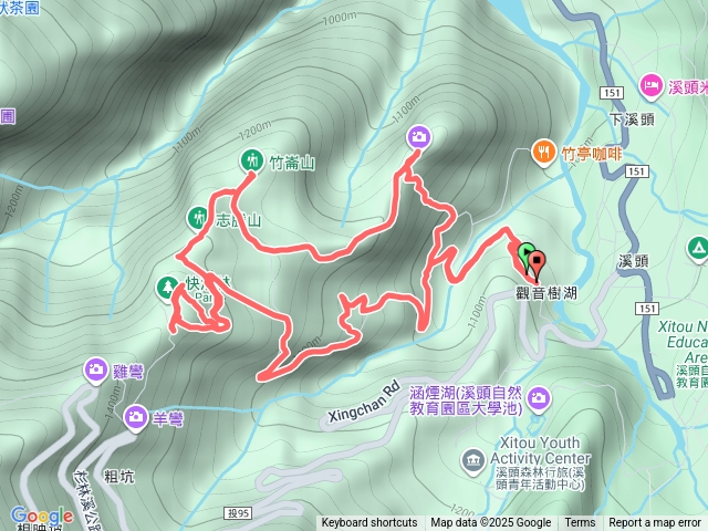 溪頭四秀O型縱走