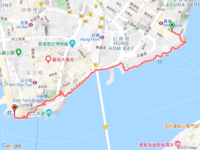 香港黃埔-尖沙咀海濱步道2017-05